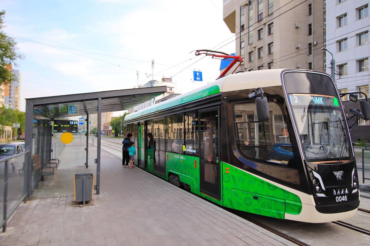 УКВЗ поставил сорок один трамвайный вагон в Челябинск