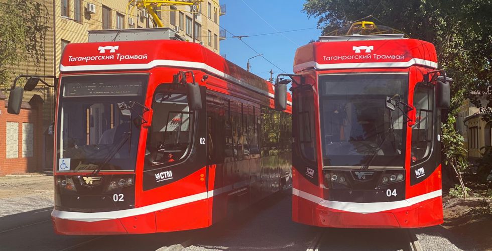Трамваи производства УКВЗ выходят на маршруты в Таганроге
