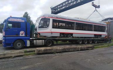 Ust-Katav plant sent the first tram built for Kuban Region capital—Krasnodar City