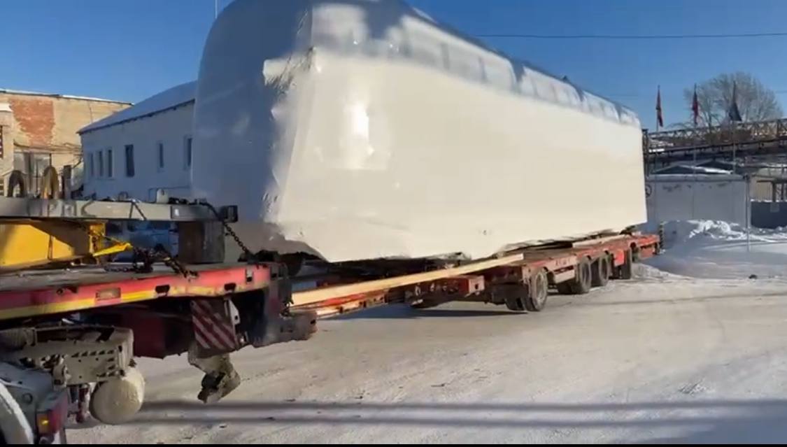 UKCP Tram Car Heads to Krasnoyarsk