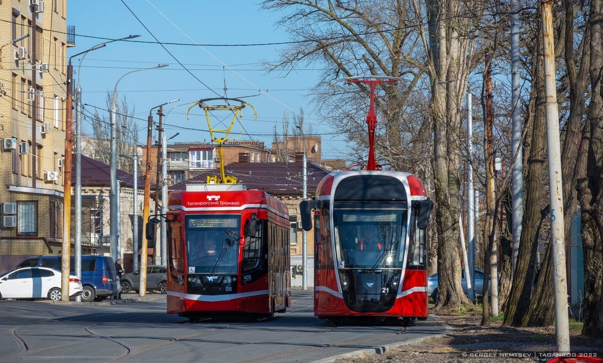 Продолжается поставка трамваев УКВЗ в Таганрог