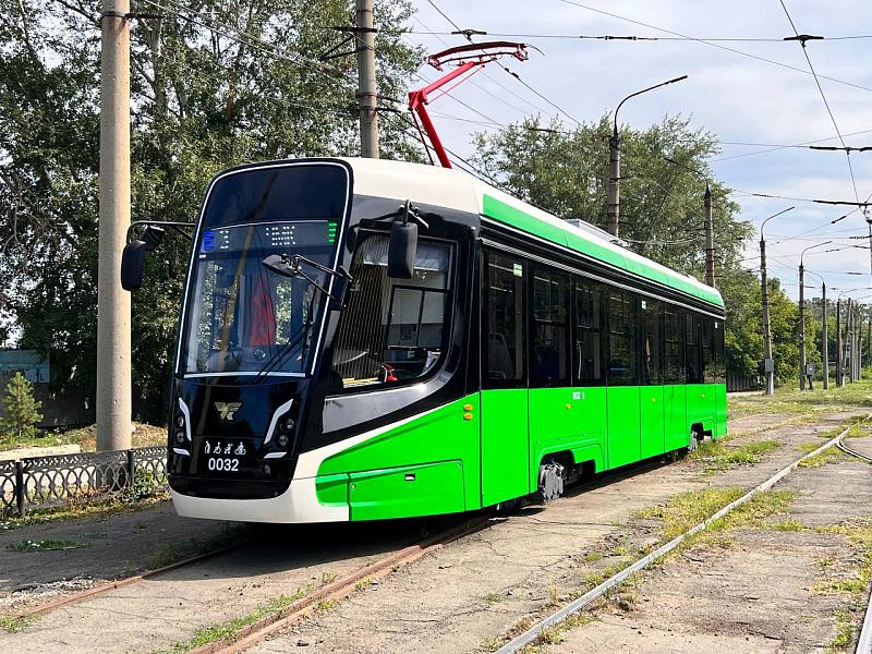 Уникальные трамваи УКВЗ вышли на линию в Челябинске